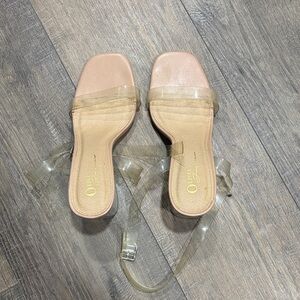Transparent Strap Sandals
